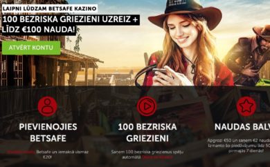 Betsafe iepazīšanās bonuss