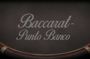 Baccarat Punto Banco